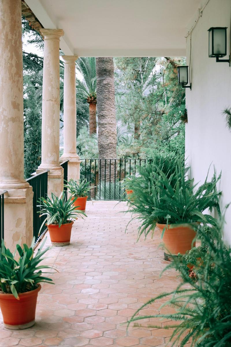cozy balcony