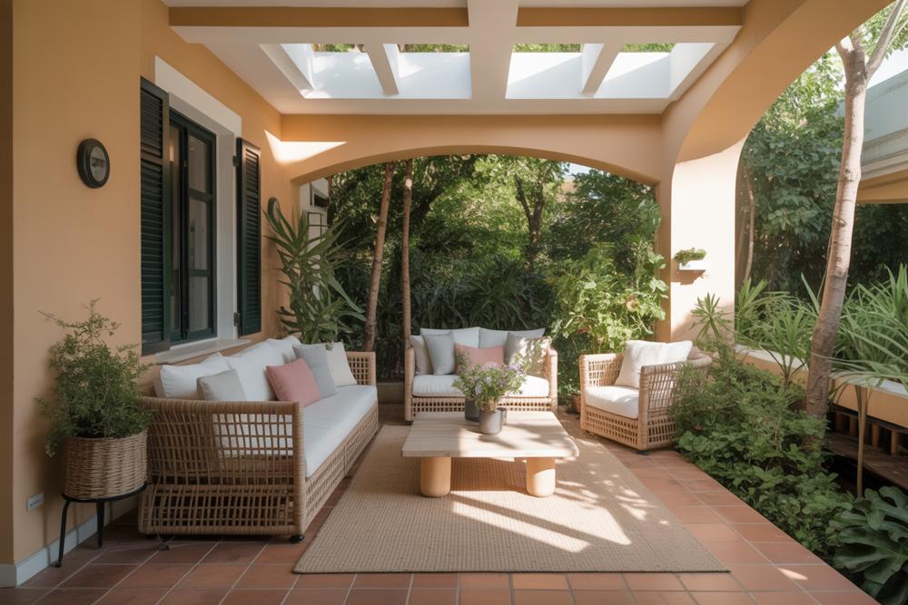 cozy balcony