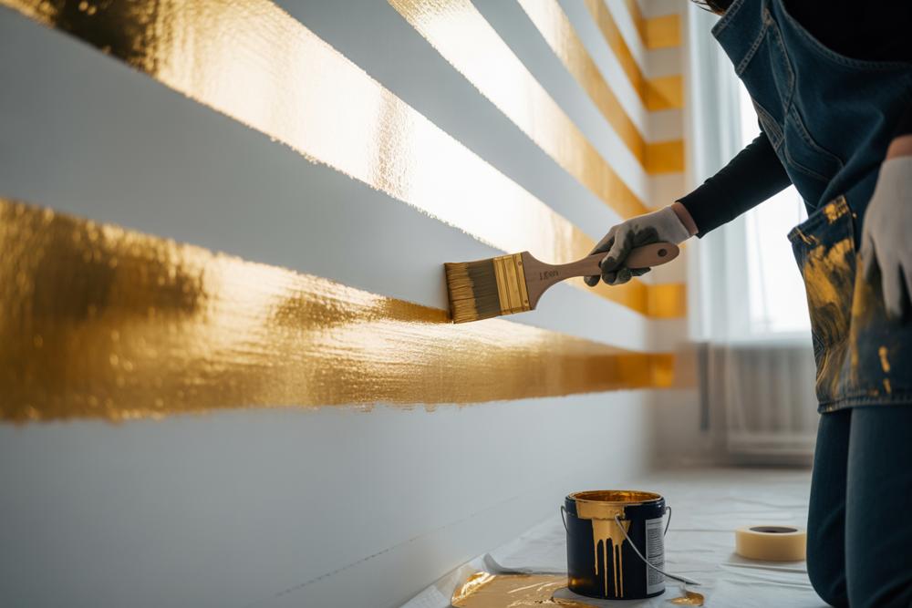 gold painting