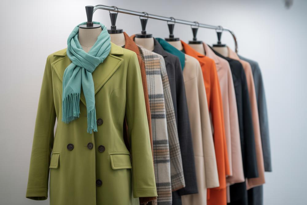 green coat
