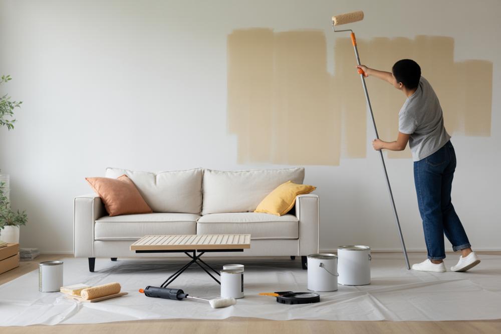 living room painting
