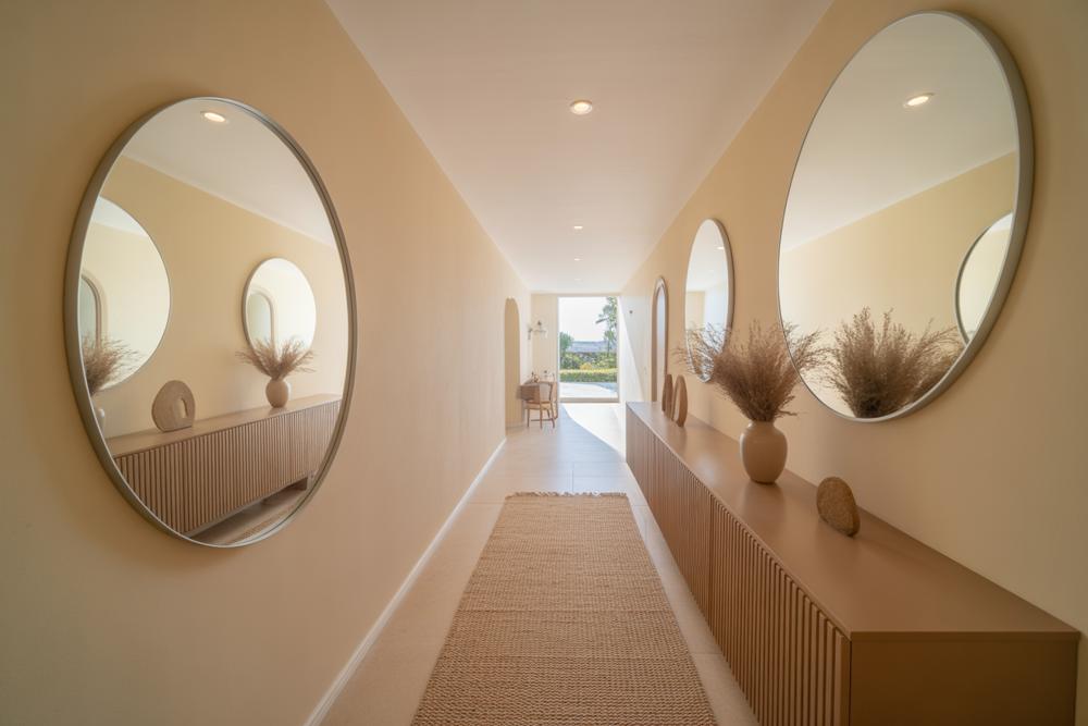 minimalist hallway