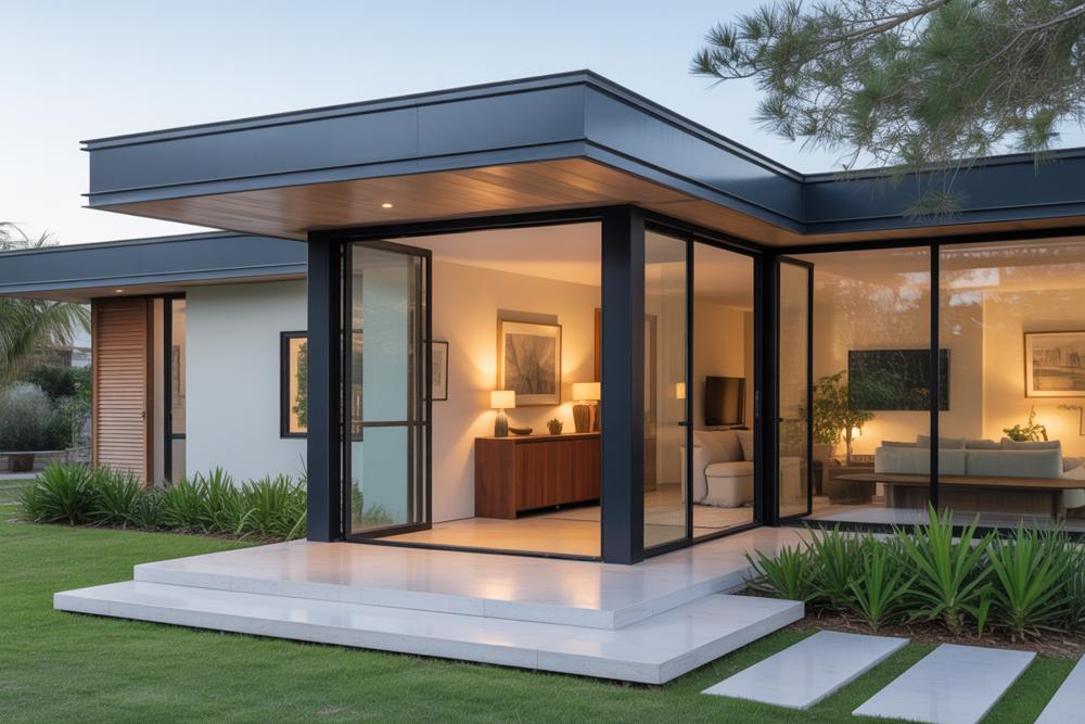 modern entrance