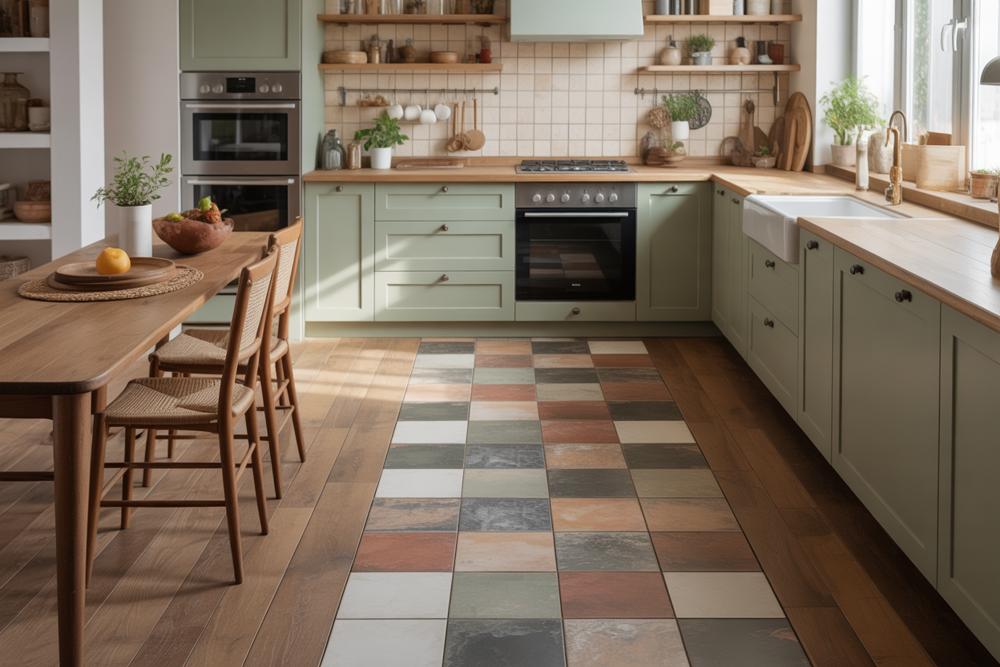 modern kitchenfloor