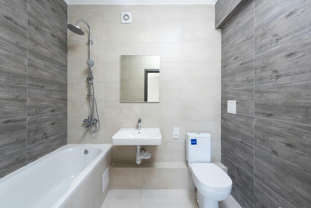 modern shower